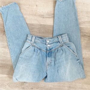 MOTHER Light Blue Ankle Jeans